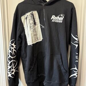 Rebel Vengeance Black Fleece Hoodie